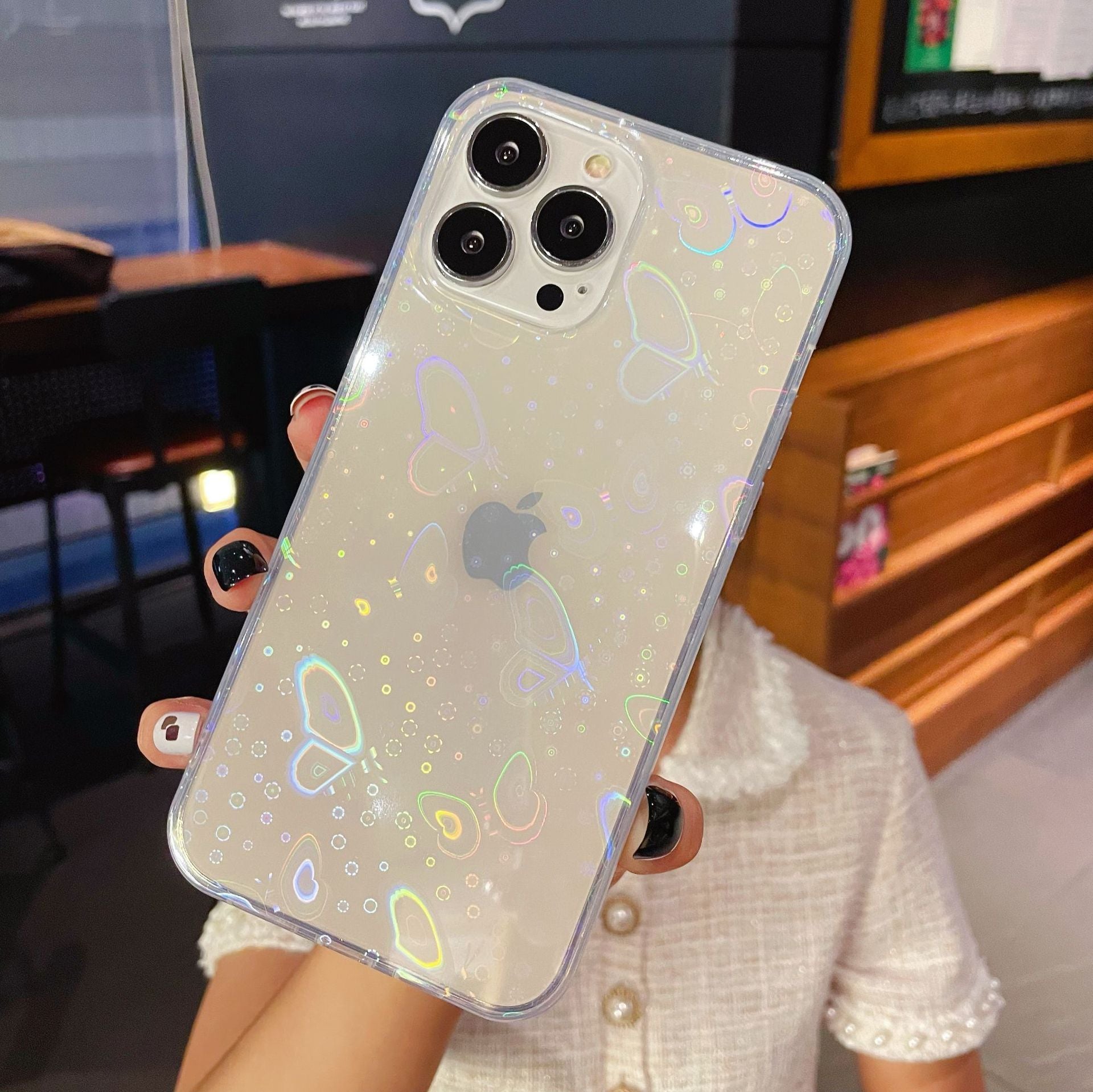 Laser Colorful Love Mobile Phone Soft Case Laser Colorful Love Mobile Phone Soft Case